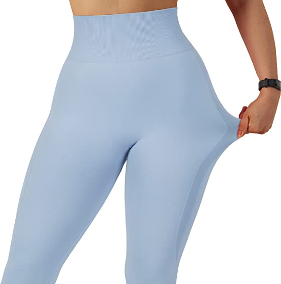 TSUTAYA Seamless Workout Leggings for Women Tummy Control Women's